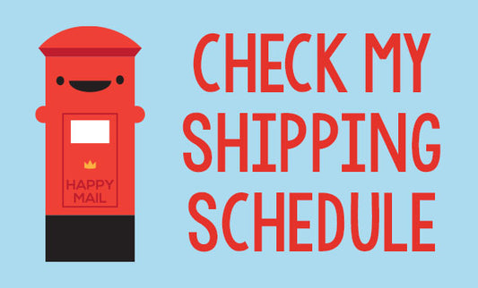 December & Christmas Shipping Schedule