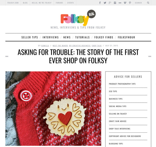 7 Years of Folksy Feature
