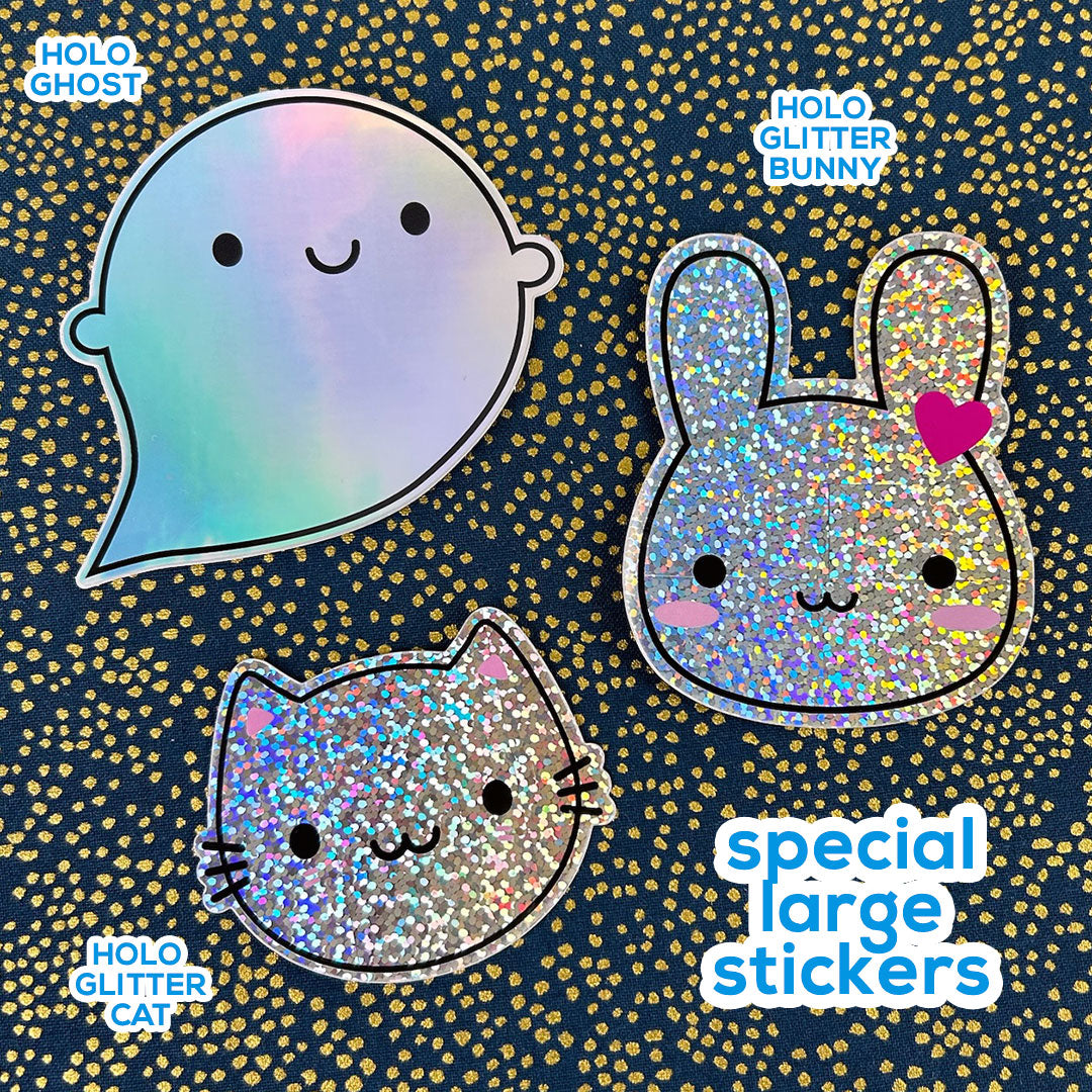 All special large stickers with the character name displayed