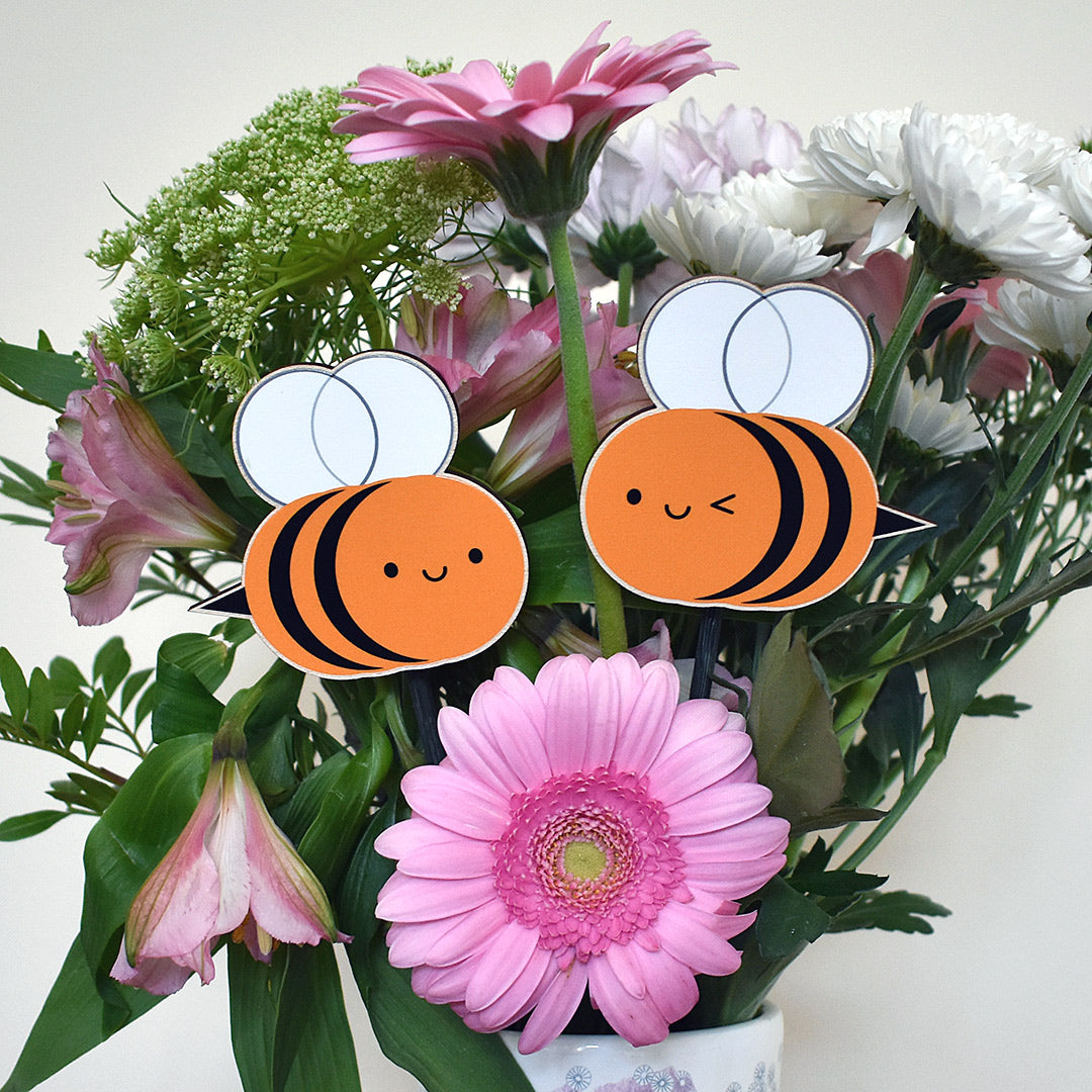 Kawaii Bumblebees Garden Decorations