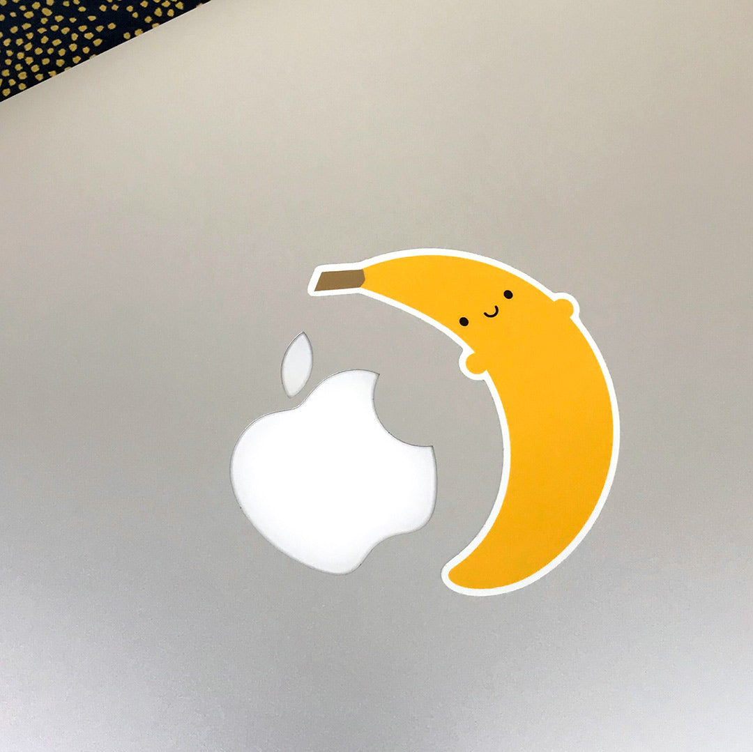 Happy Banana Kawaii Vinyl Stickers