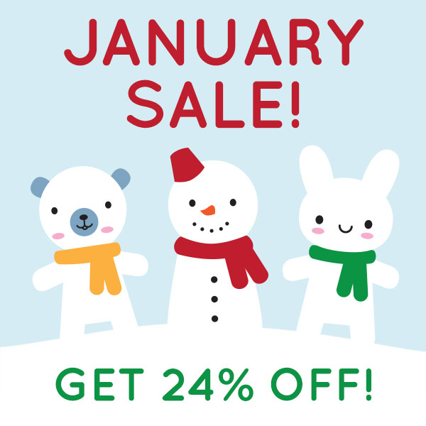 January Sale - 24% off!