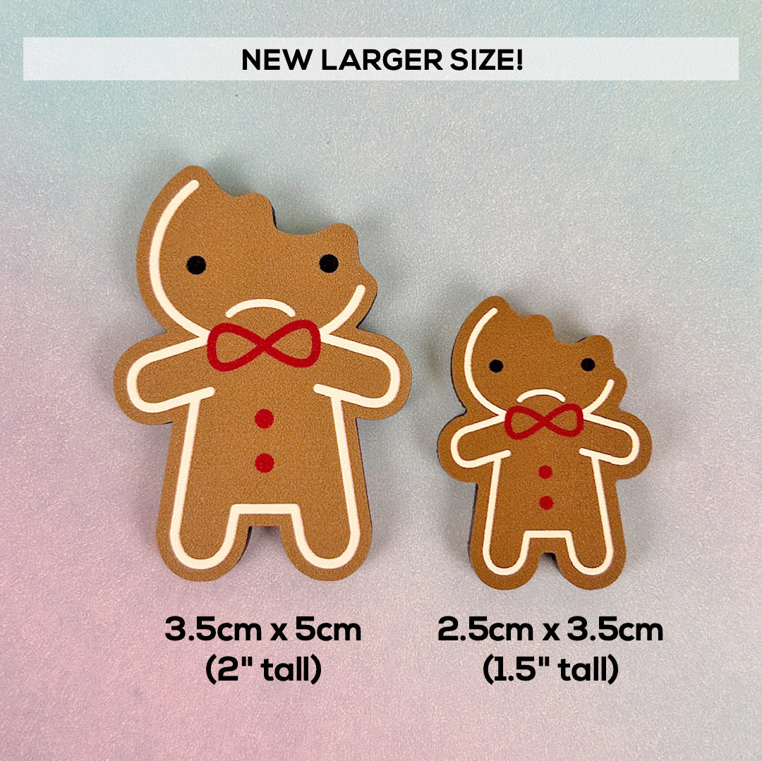 Comparison of the new size (6cm/2" tall) and old size (3.5cm/1.5" tall)