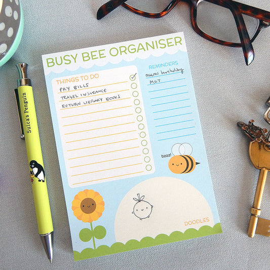 Busy Bee Organiser Notepad