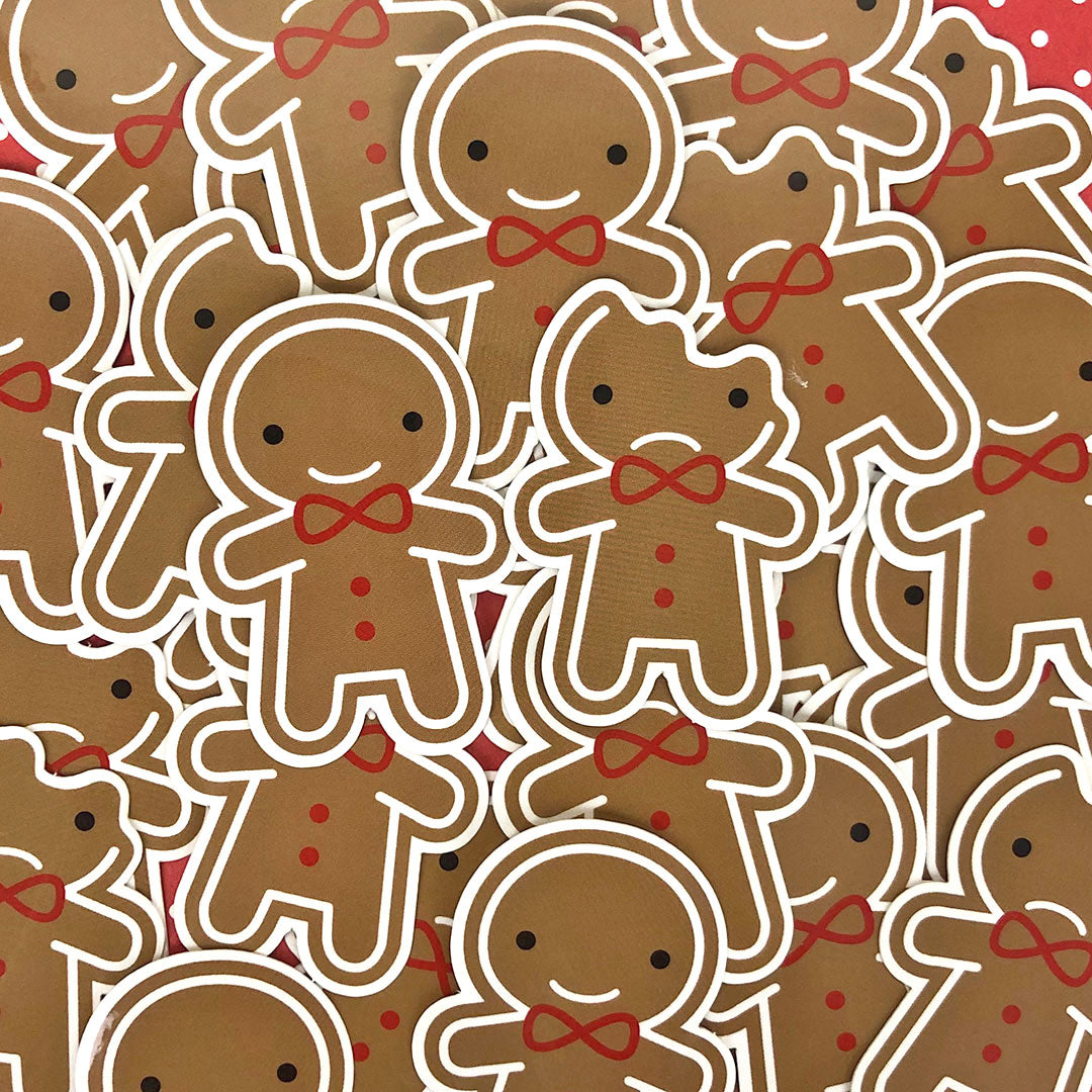 A scattered pile of Cookie Cute vinyl stickers