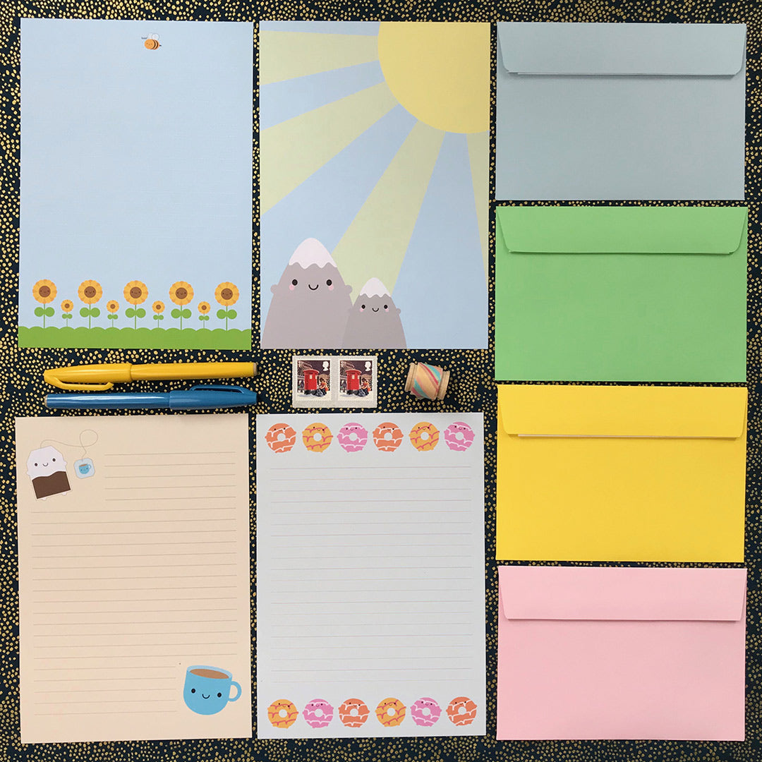 Pick & Mix Kawaii Writing Paper Sets