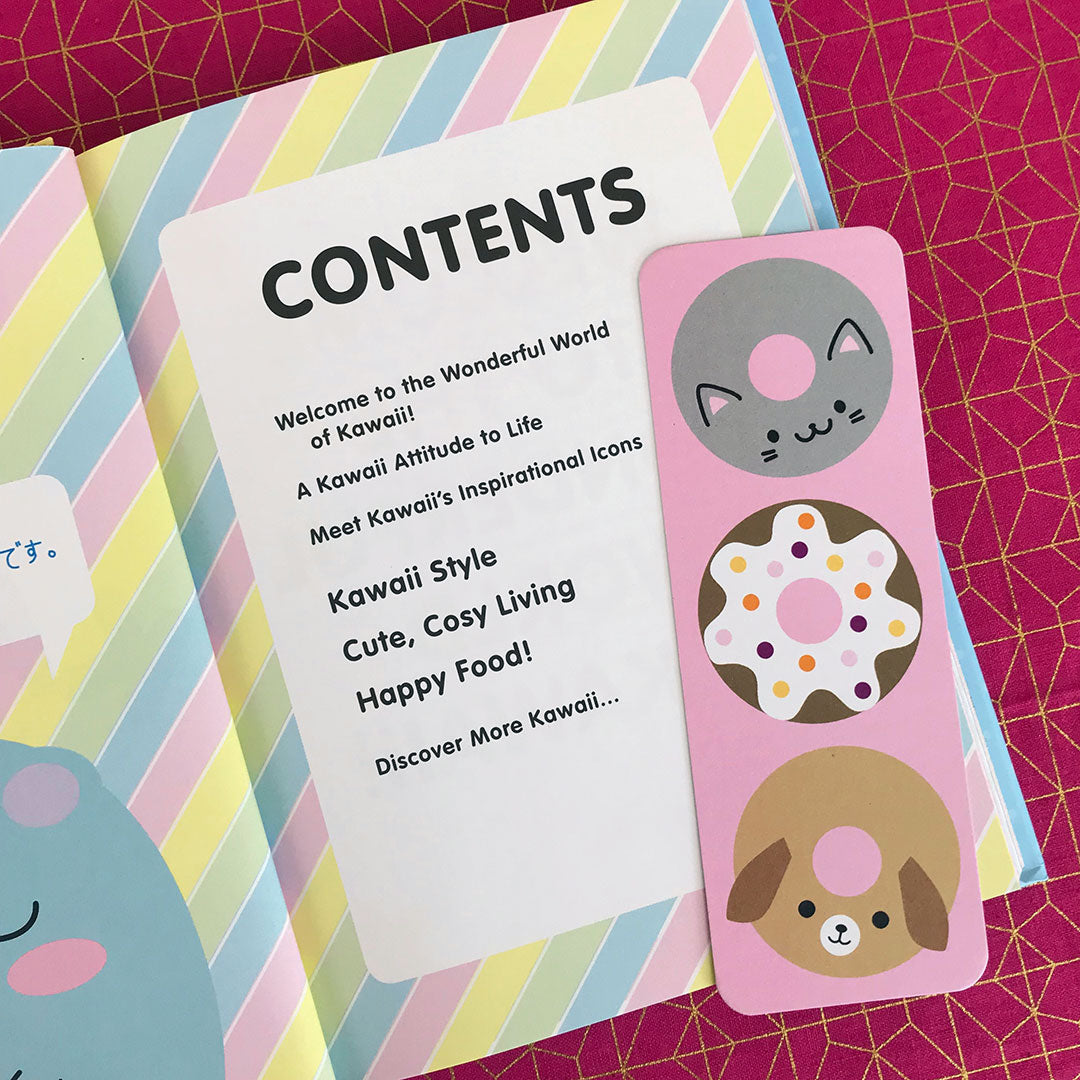 The contents page - Welcome to the world of Kawaii, Kawaii Style, Cute, Cosy Living, Happy Food! and more